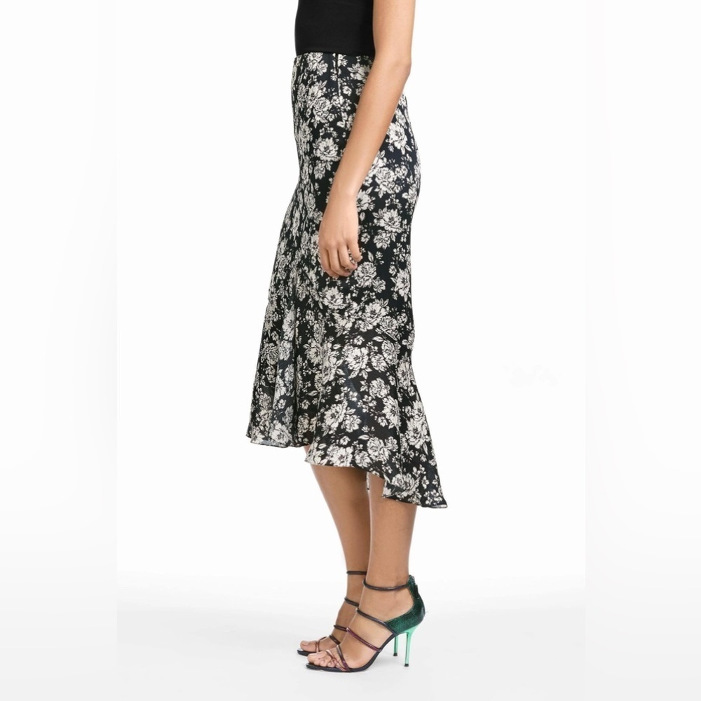 NWT Sachin + Babi Lori Black and Ivory Peony Skirt - Picture 13 of 14
